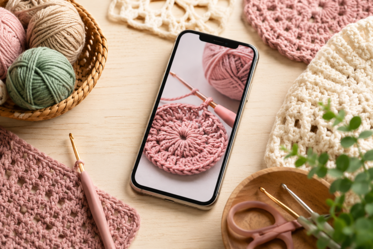 Apps de Crochê Que Ensinam Passo a Passo