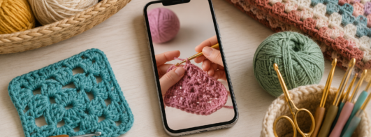Aplicativos de Crochê Para Iniciantes Aprenderem Rápido