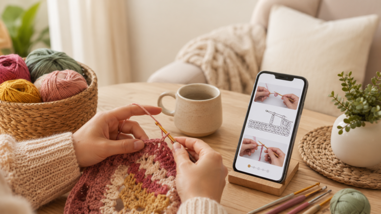Como Ver Aulas de Crochê Pelo Celular de Graça