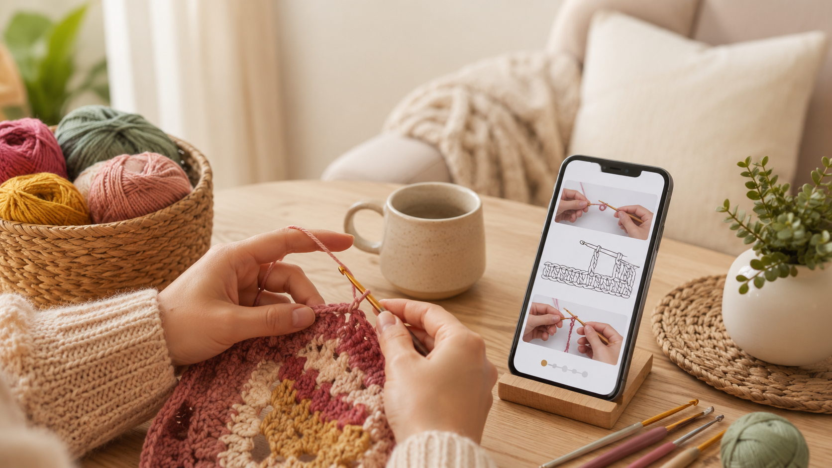 Como Ver Aulas de Crochê Pelo Celular de Graça