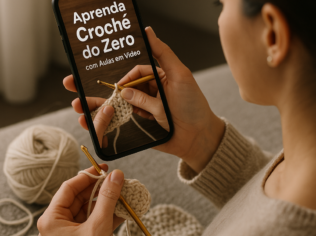 Aprenda Crochê do Zero com Aulas em Vídeo