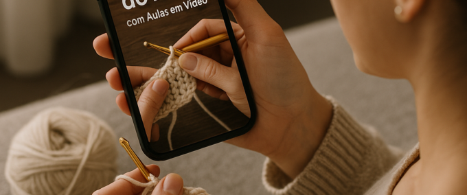 Aprenda Crochê do Zero com Aulas em Vídeo