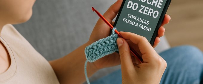Aprenda Crochê do Zero com Aulas Passo a Passo