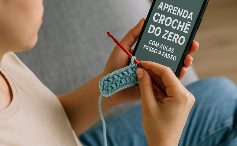 Aprenda Crochê do Zero com Aulas Passo a Passo