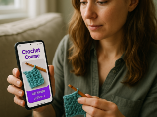 Aprenda Croche com App: Curso Completo