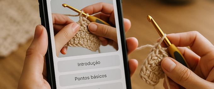 Aplicativo de Croche para Iniciantes