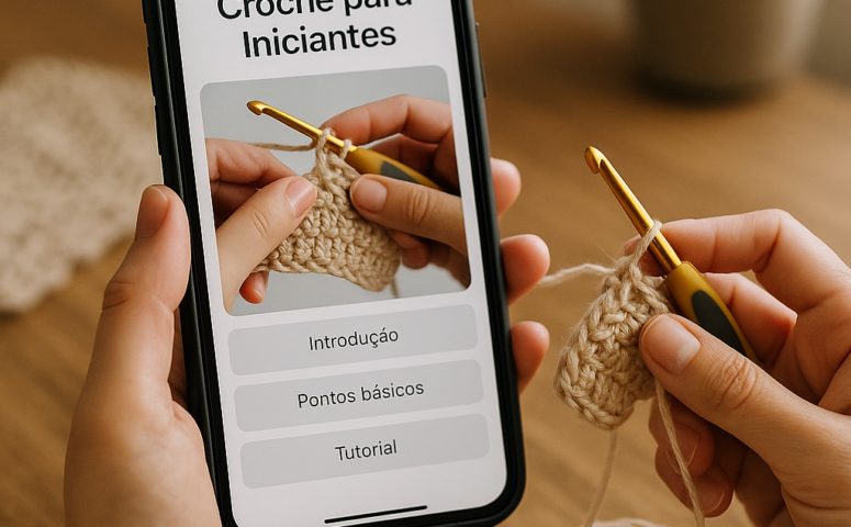 Aplicativo de Croche para Iniciantes