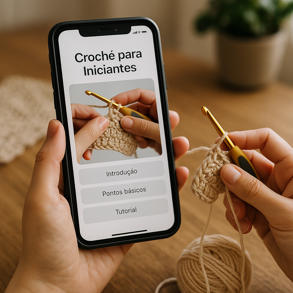 Aplicativo de Croche para Iniciantes