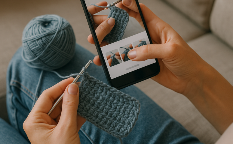 Como aprender crochê com aplicativos grátis no celular hoje