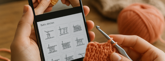 App de Crochê com Videoaulas Gratuitas e Fáceis