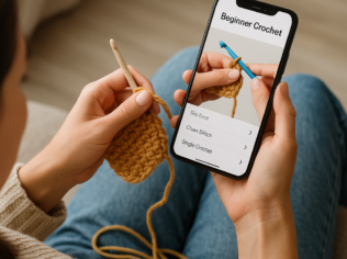 App Grátis de Crochê com Aulas para Iniciantes