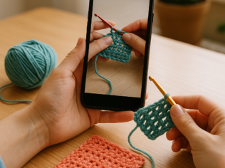Crochê Fácil No Celular Para Aprender Pontos E Ideias Novas