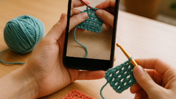 Crochê Fácil No Celular Para Aprender Pontos E Ideias Novas