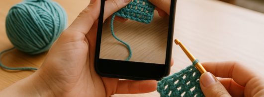 Crochê Fácil No Celular Para Aprender Pontos E Ideias Novas