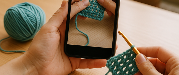 Crochê Fácil No Celular Para Aprender Pontos E Ideias Novas