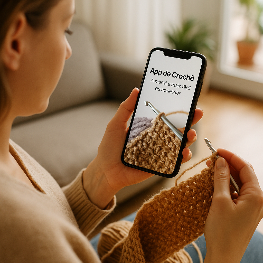 App de Crochê: A Maneira Mais Fácil de Aprender