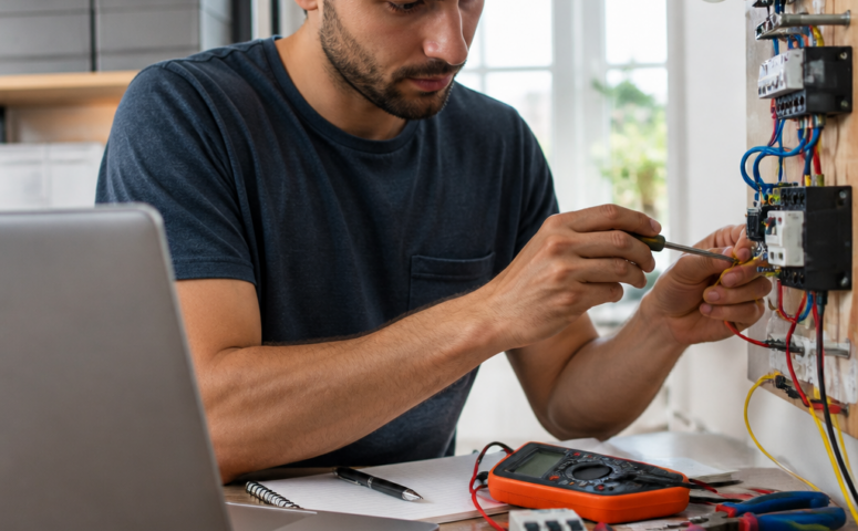 Guia Completo: Como Aprender Eletricista do Zero em Casa