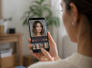 Teste Cores e Cortes de Cabelo no Celular