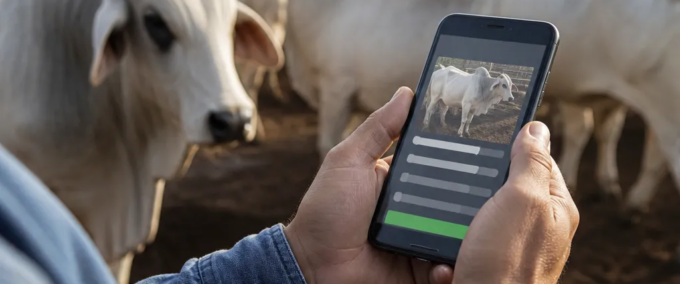 Pesar Gado: Balança pelo Celular
