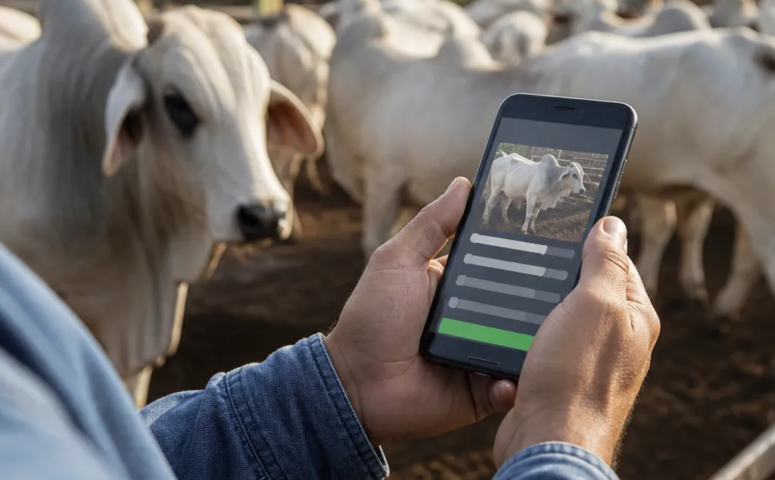 Pesar Gado: Balança pelo Celular
