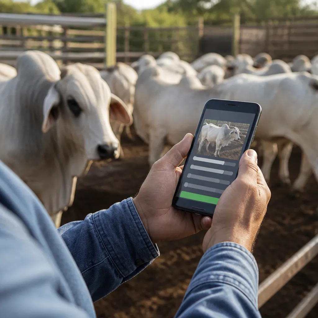 Pesar Gado: Balança pelo Celular