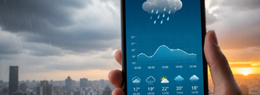 App para Acompanhar Chuva, Clima e Temperatura