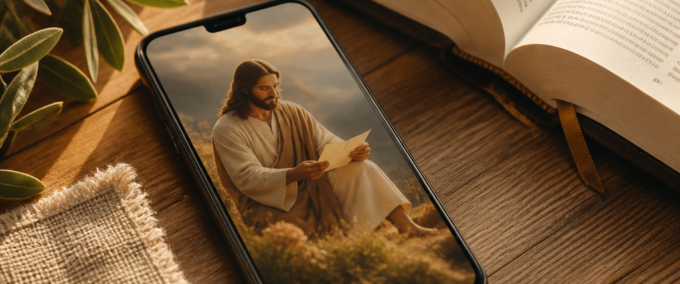 Cartas de Jesus: Versículos e Mensagens Diárias
