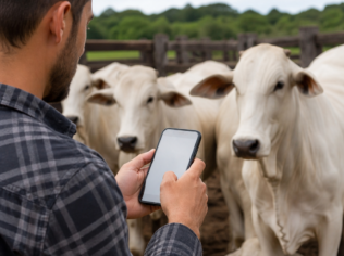 Transforme o celular em uma balança para bovinos