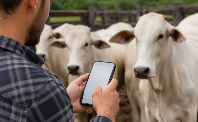 Transforme o celular em uma balança para bovinos