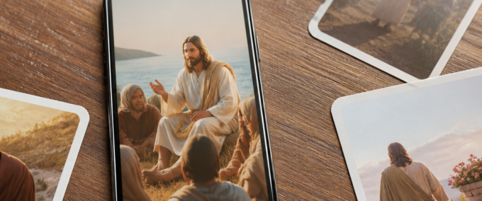 Aplicativo Grátis de Cartas com Ensinamentos de Jesus para Ler