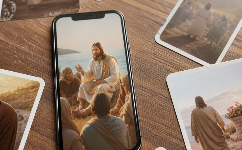 Aplicativo Grátis de Cartas com Ensinamentos de Jesus para Ler
