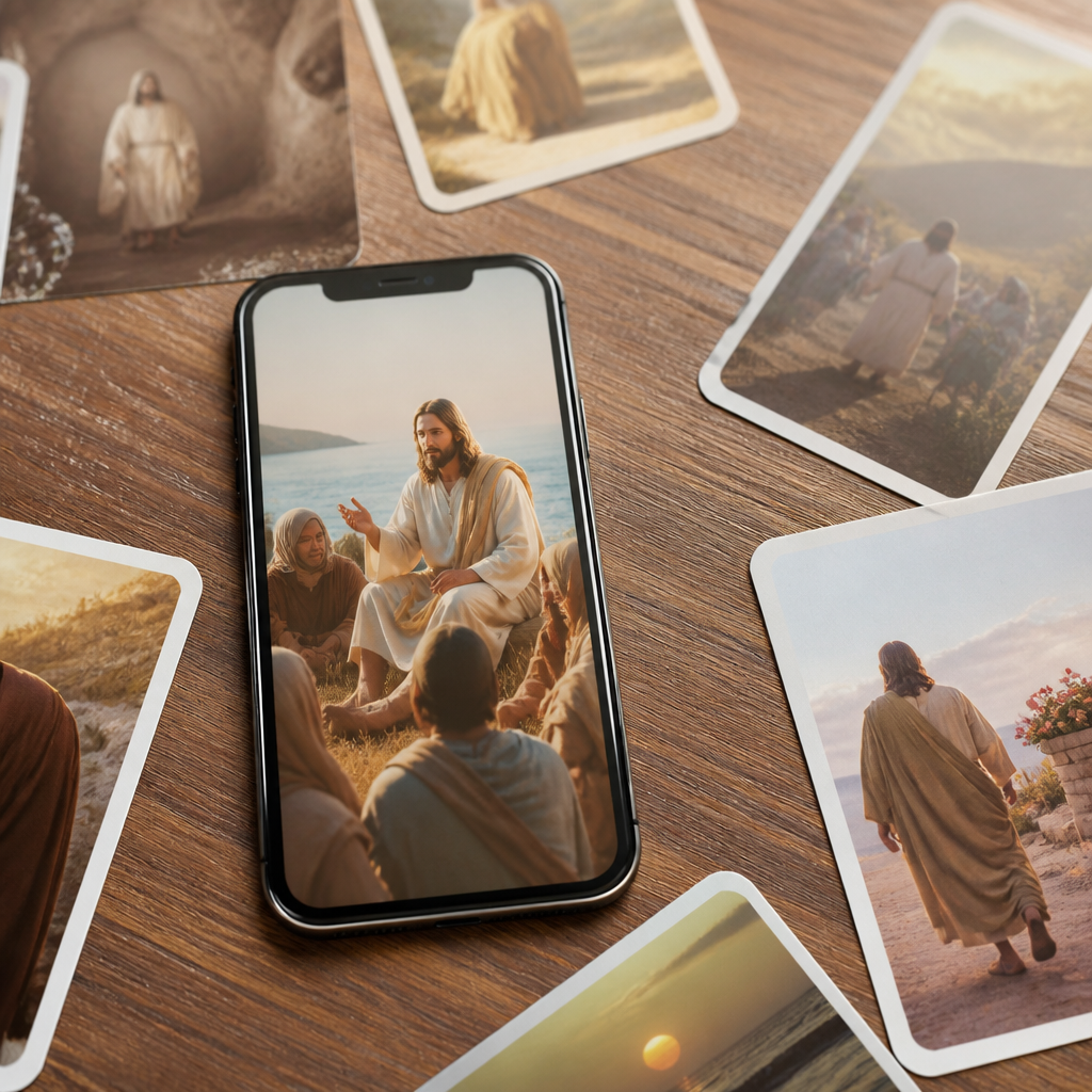 Aplicativo Grátis de Cartas com Ensinamentos de Jesus para Ler