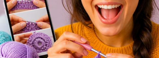 Aprenda Crochê Passo a Passo com Apps Grátis