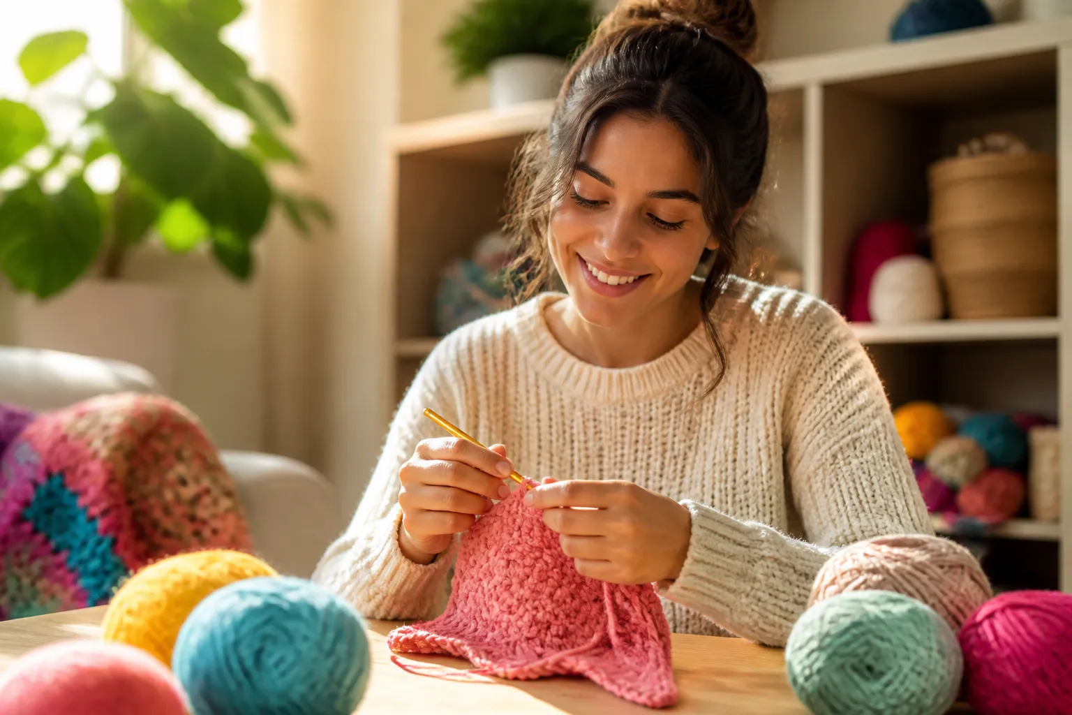 Guia Completo: Como Aprender Crochê do Zero em Casa