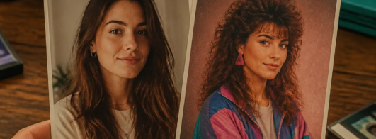 Como Transformar sua Foto nos Anos 80