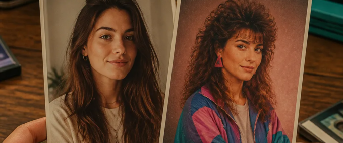 Como Transformar sua Foto nos Anos 80