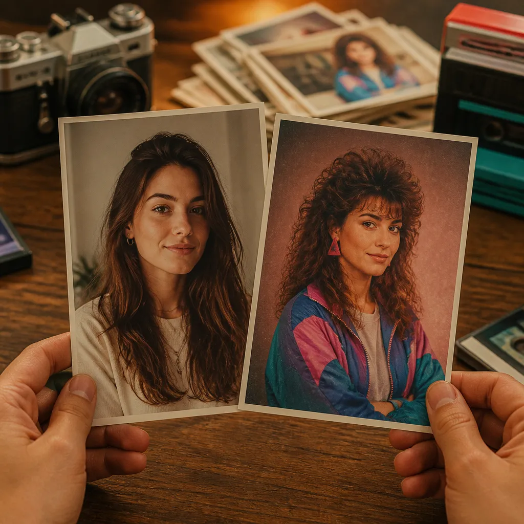 Como Transformar sua Foto nos Anos 80