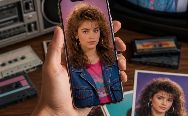 Como Você Ficaria nos Anos 80: App Grátis