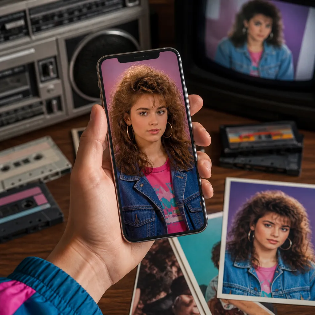 Como Você Ficaria nos Anos 80: App Grátis