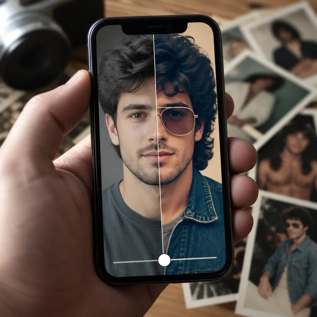 App para ver como você seria nos anos 80