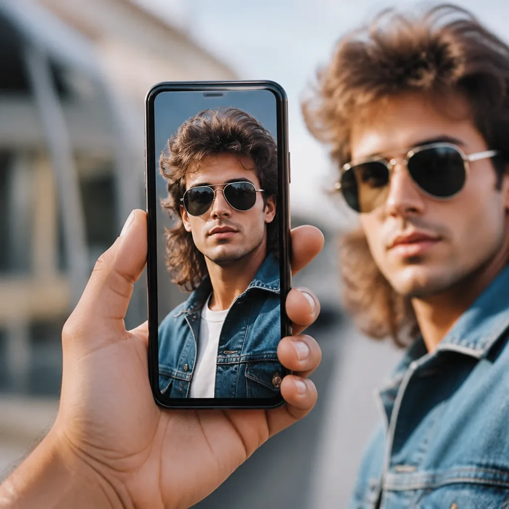 Como Você Seria nos Anos 80: App de Transformação