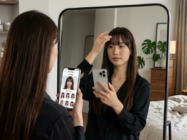 App de Cabelo Feminino: Teste Cortes e Cores