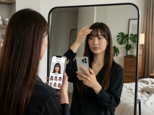 App de Cabelo Feminino: Teste Cortes e Cores
