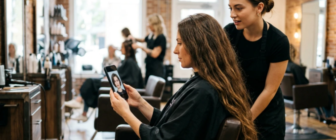 Mudar Corte e Cor de Cabelo pelo Celular