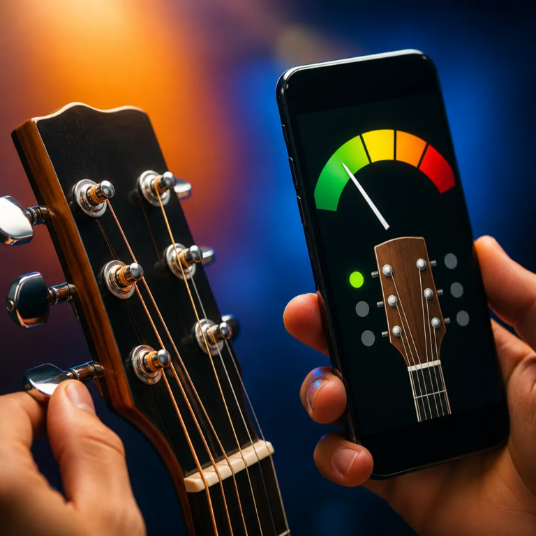 Afine Seu Violão Pelo Celular no Seu Ritmo