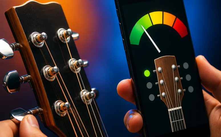 Afine Seu Violão Pelo Celular no Seu Ritmo