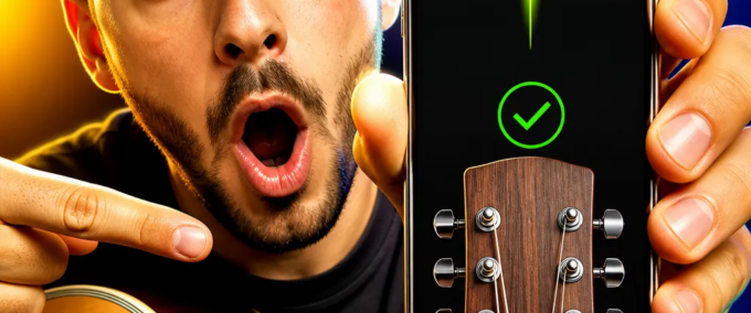 Você Pode Afinar Seu Violão Pelo Celular