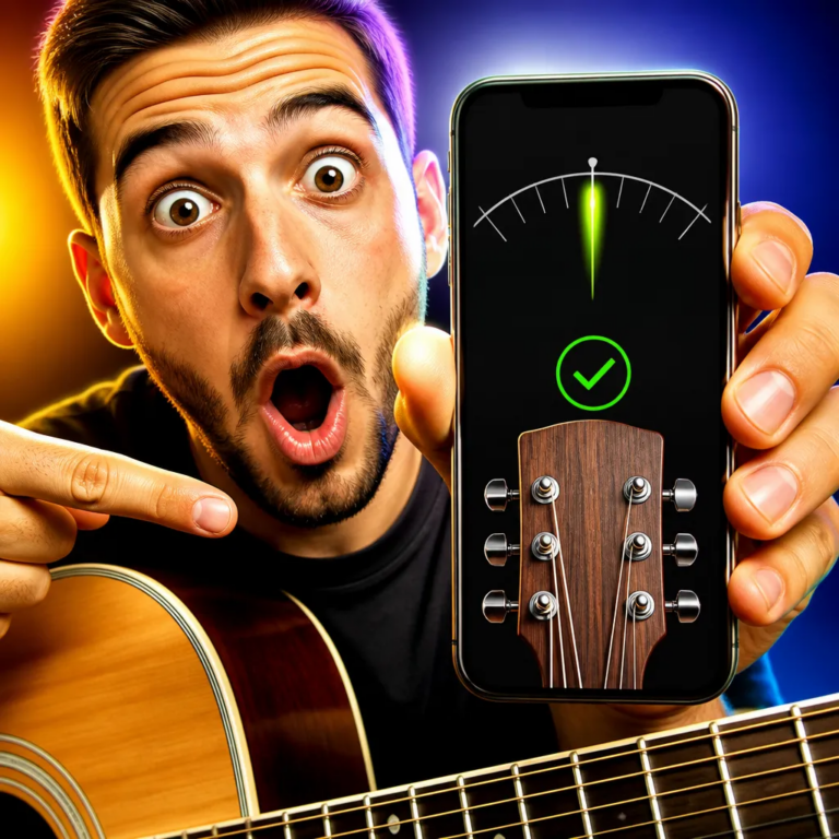 Você Pode Afinar Seu Violão Pelo Celular