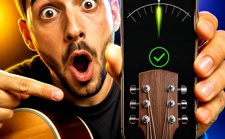 Você Pode Afinar Seu Violão Pelo Celular