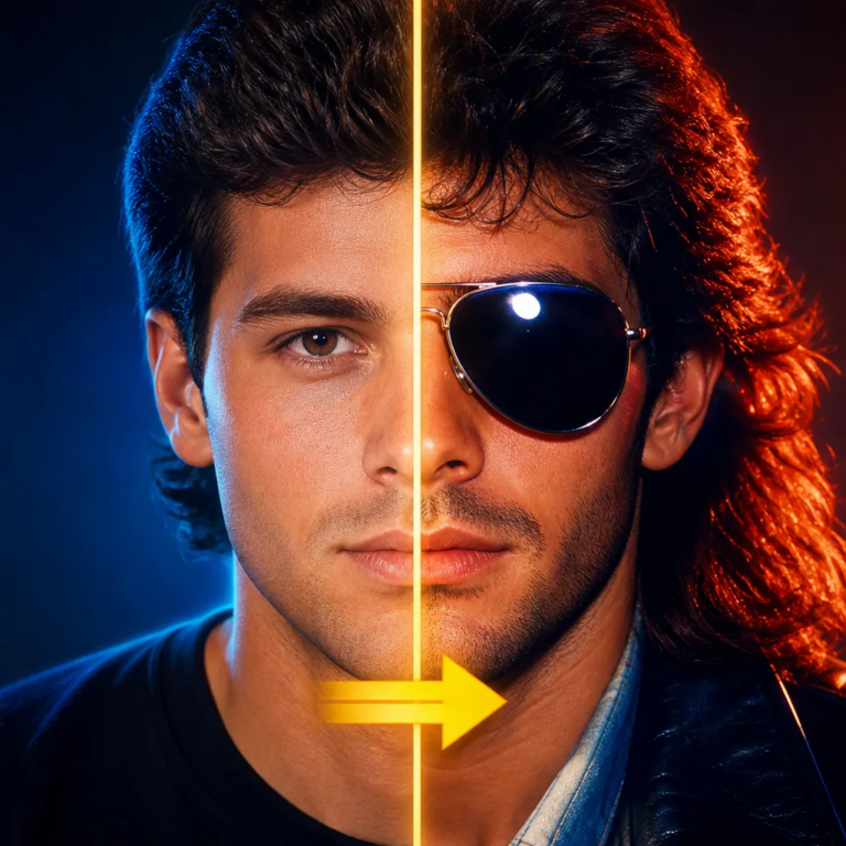 Descubra Como Você Ficaria nos Anos 80